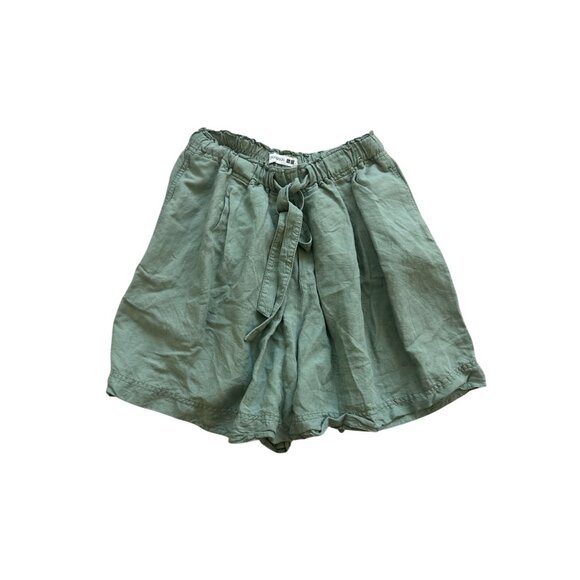 JW ANDERSON Sage Green X Uniqlo High Waist Shorts Size Small - Picture 1 of 5